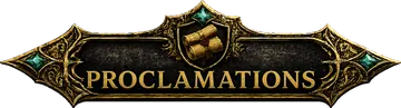Proclamations